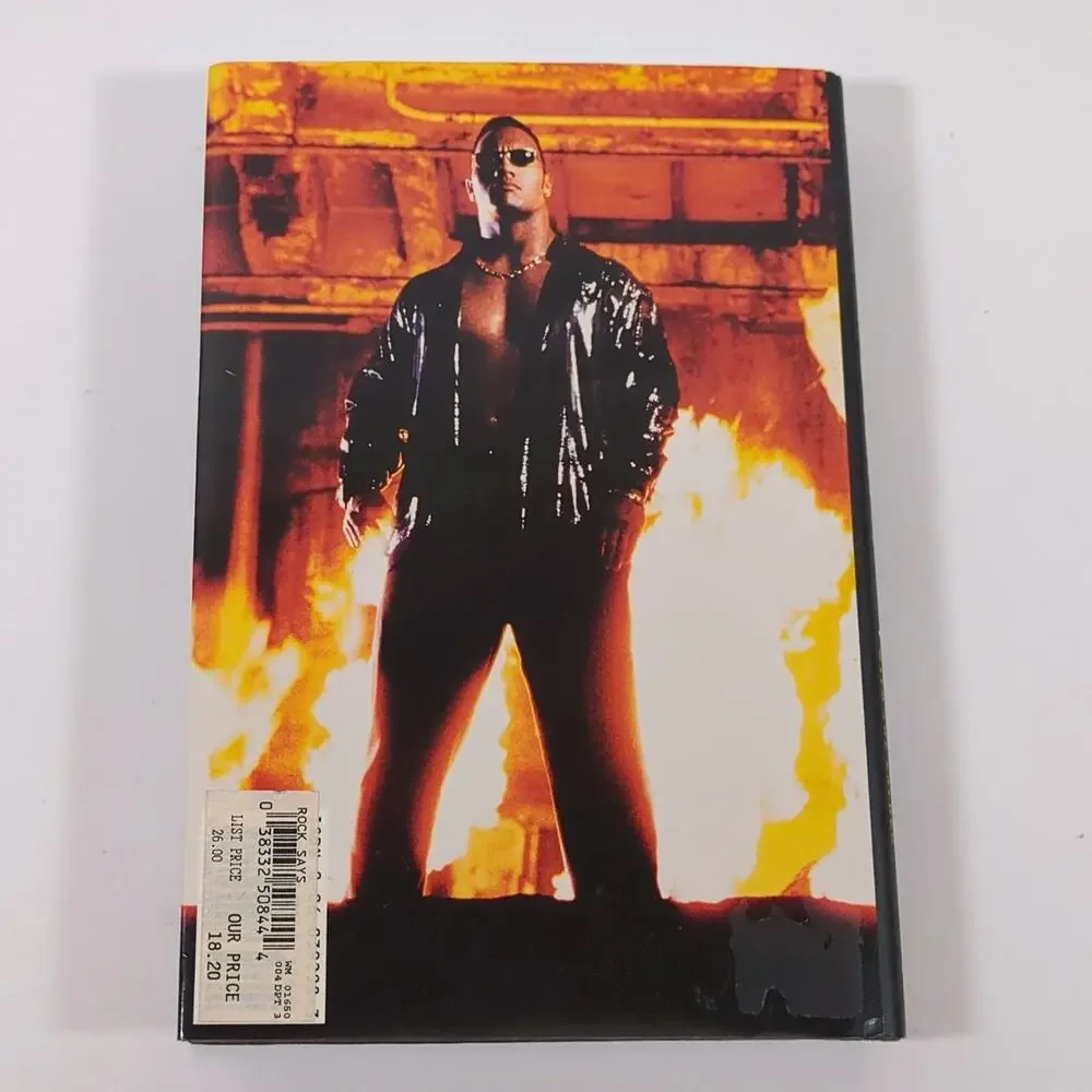 The Rock Says... by Dwayne Johnson 1st Edition Hardcover w/ DJ 2000 Joe Layden